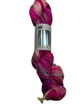 1 Skein Hedgehog Fibres Merino DK Gossip Pink Yarn #606